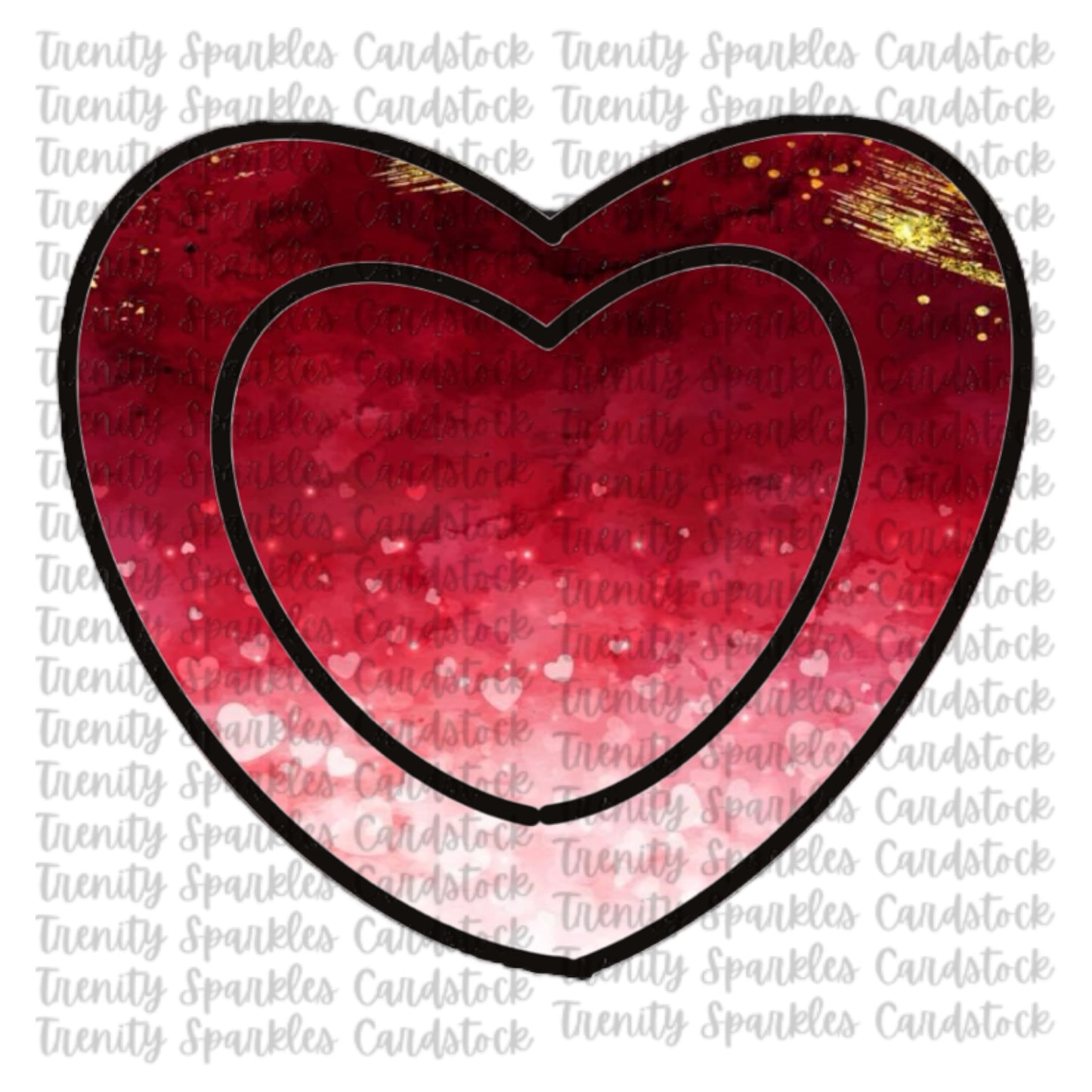 Kay J & Co Heart lollipop Cardstockk