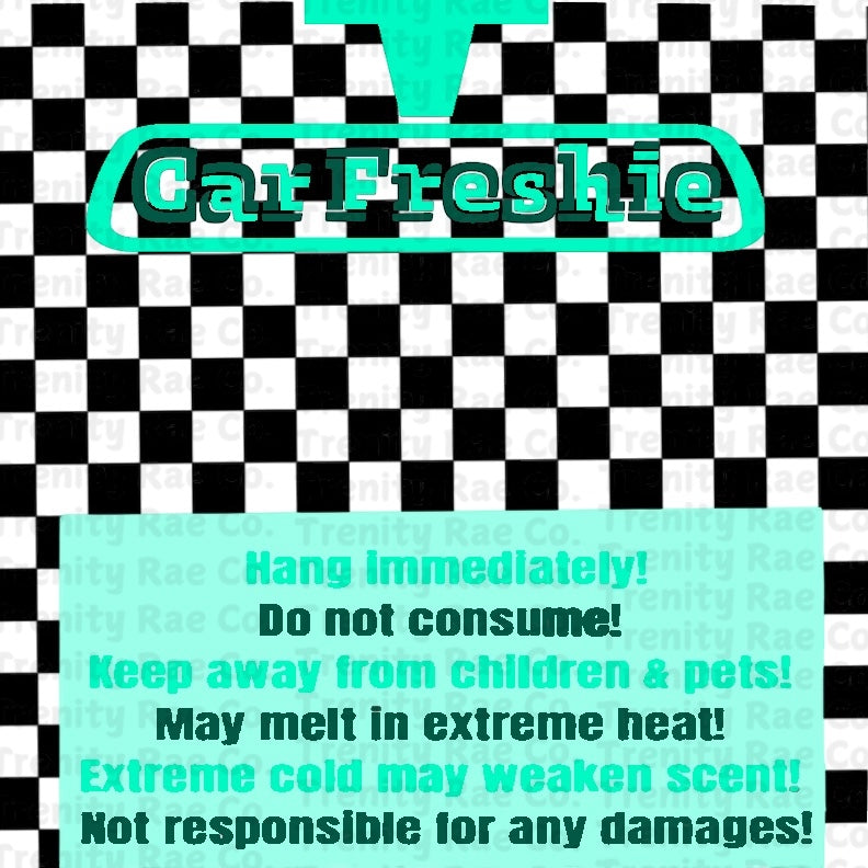 Teal checkered