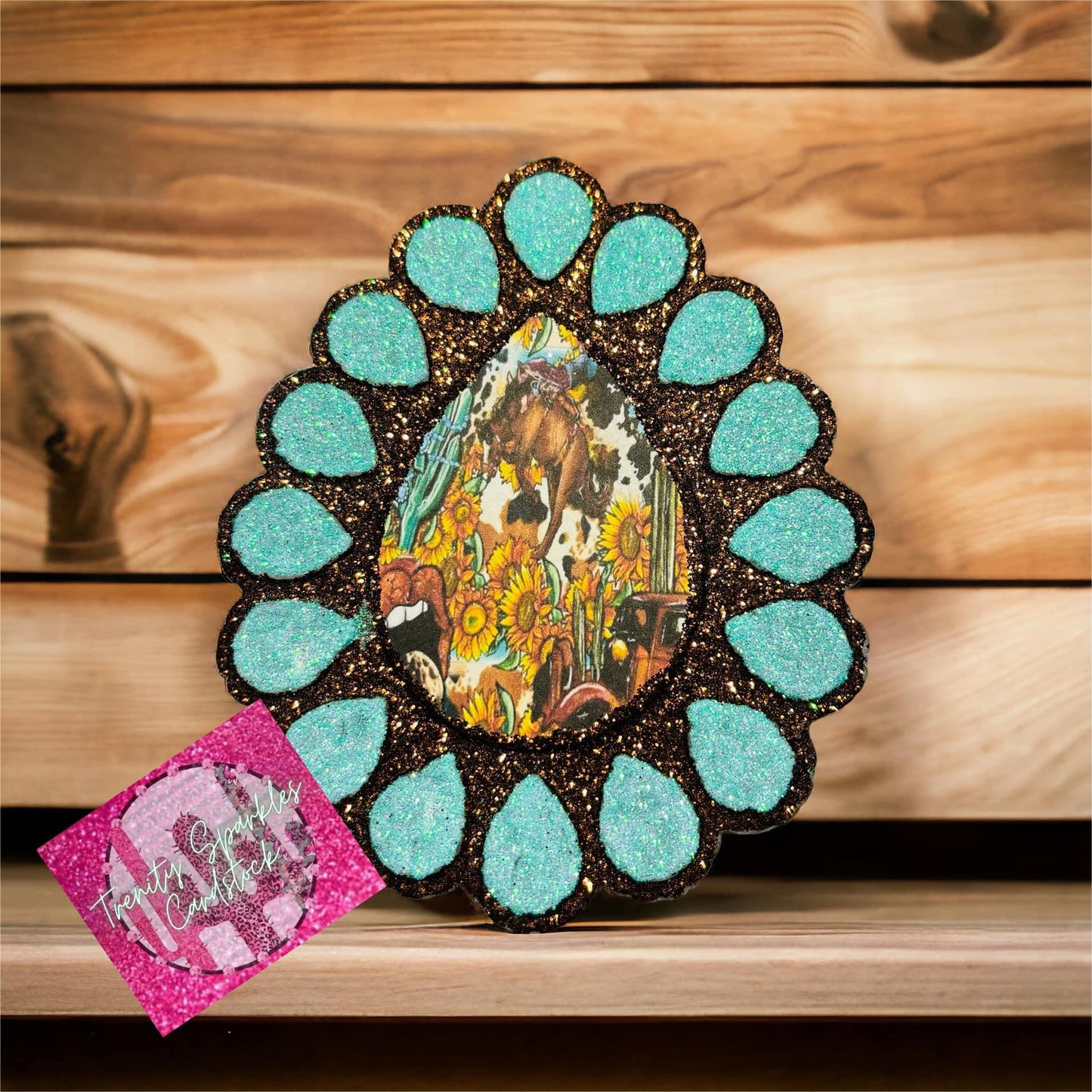 Kay J & Co Oval Blossom Cardstock