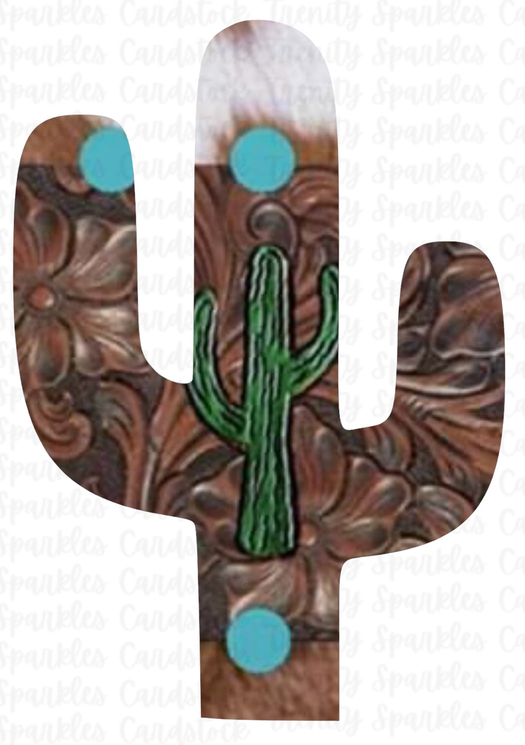 Bossy Boots Cactus Cardstock