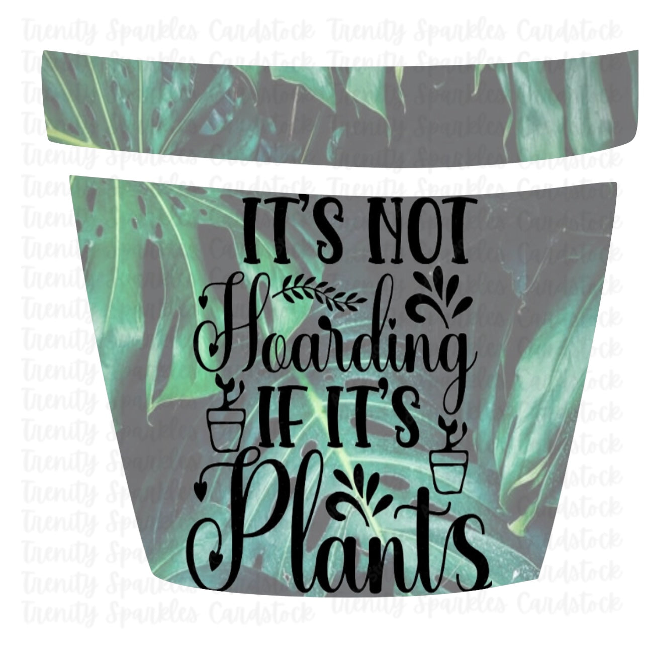 Bossy Boots Flower Pot Cardstock