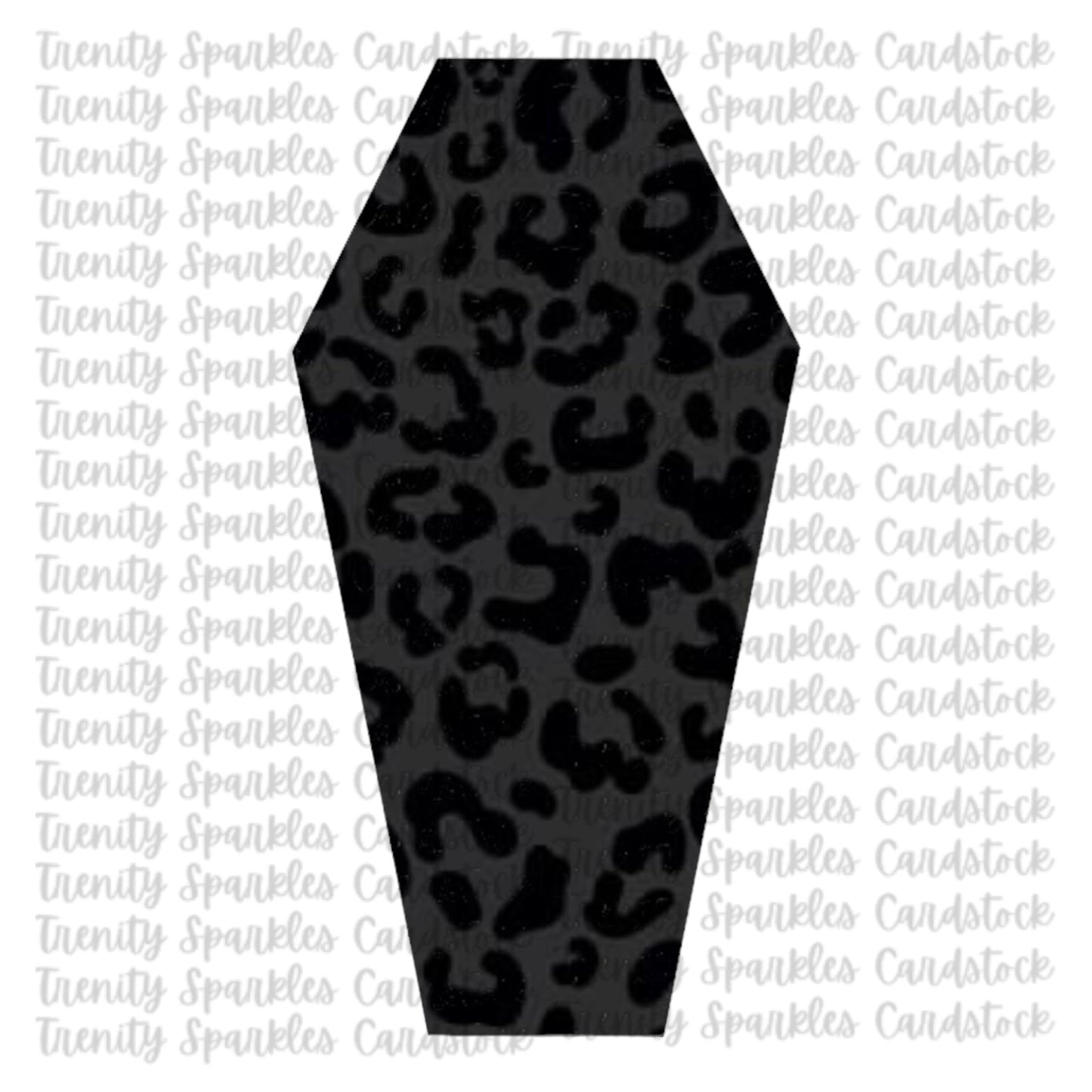 Bossy Boots Small Coffin Cardstock