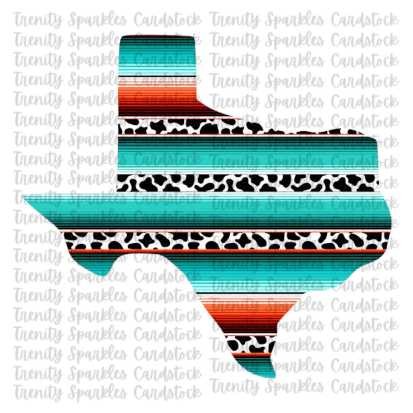 Bossy Boots Outlined Texas Cardstock