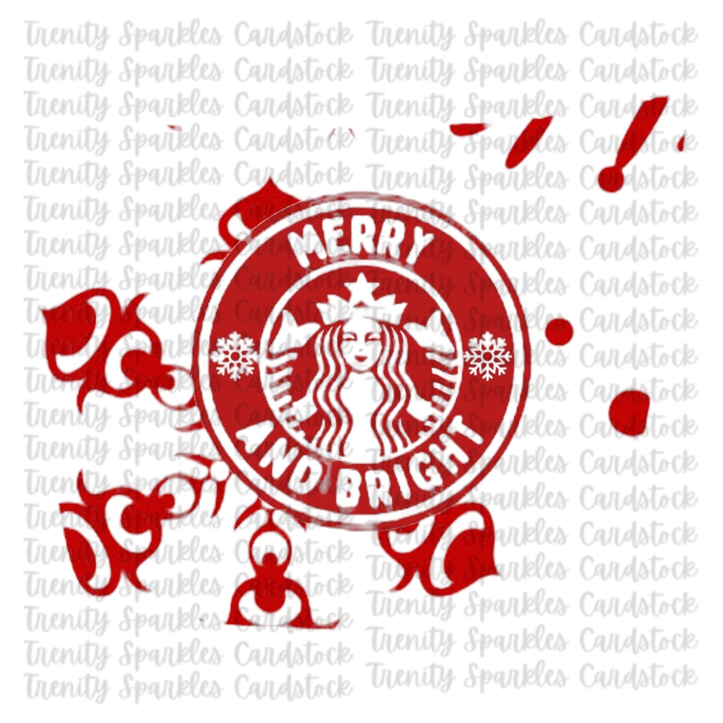 Bossy Boots Large Latte love Cardstock