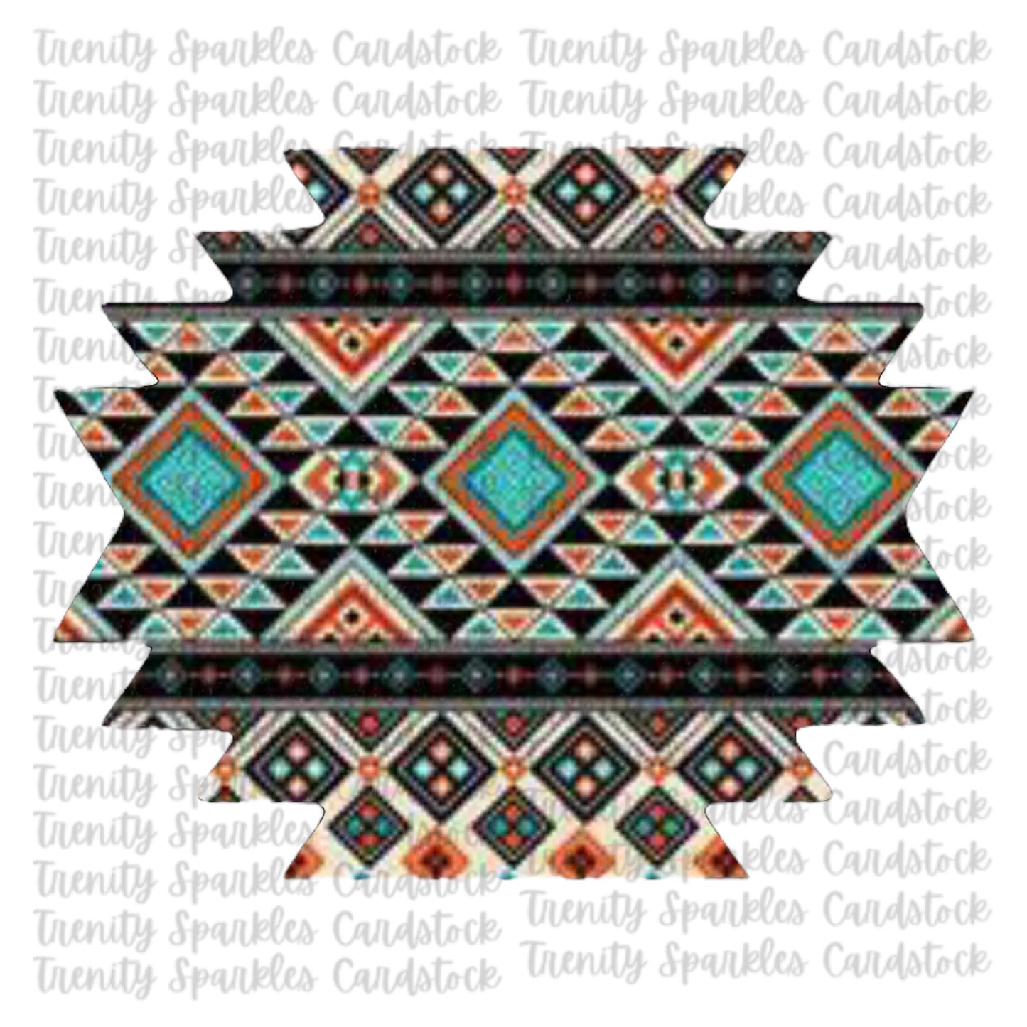 Bossy Boots Aztec Plaque Cardstock