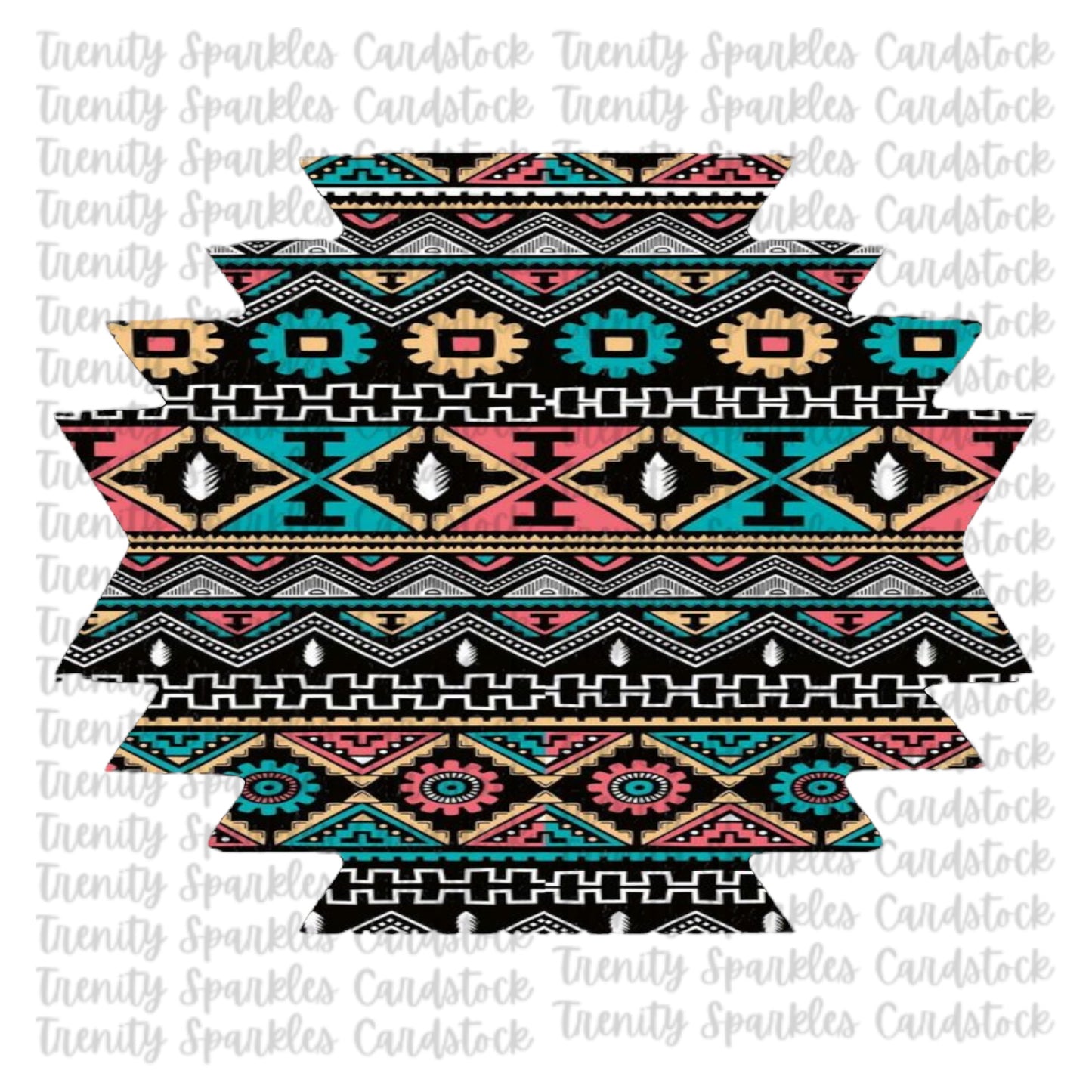 Bossy Boots Aztec Plaque Cardstock