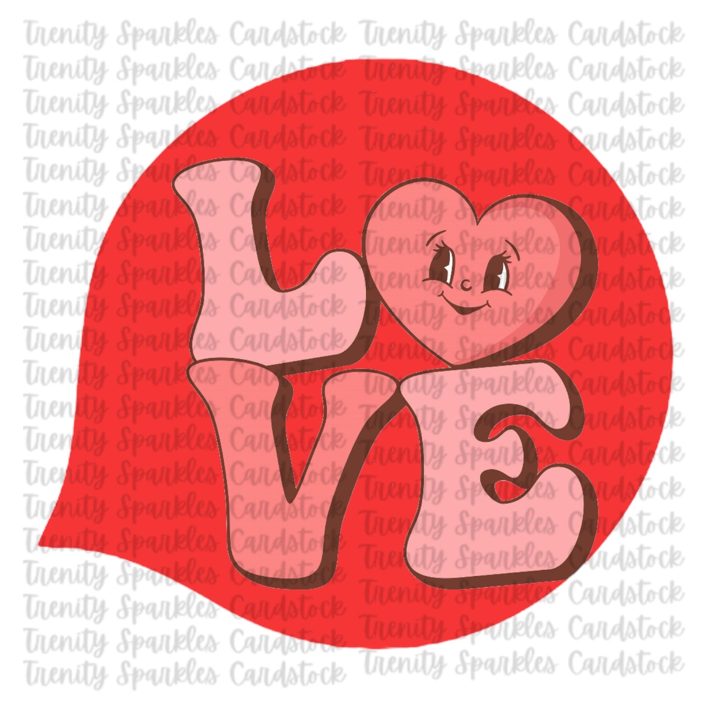 Bossy Boots Bubble Lips Cardstock