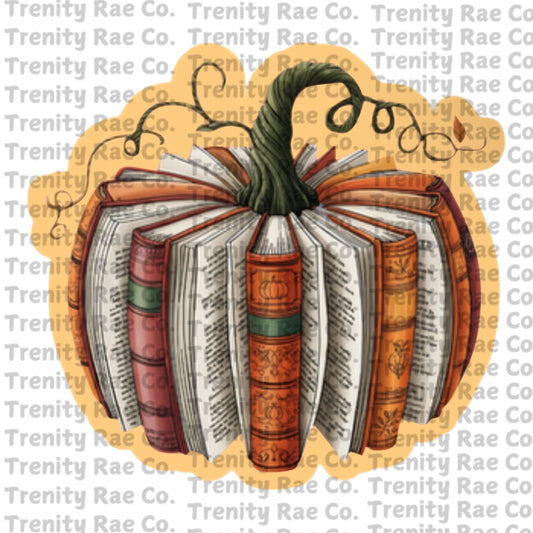 TRC pumpkin book cardstock