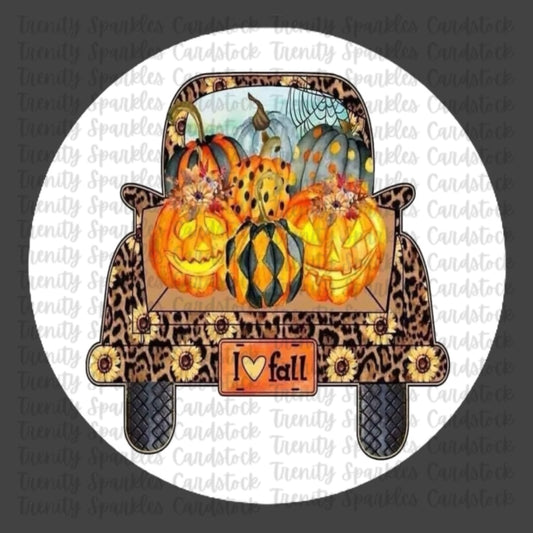 Fall Circle Cardstock