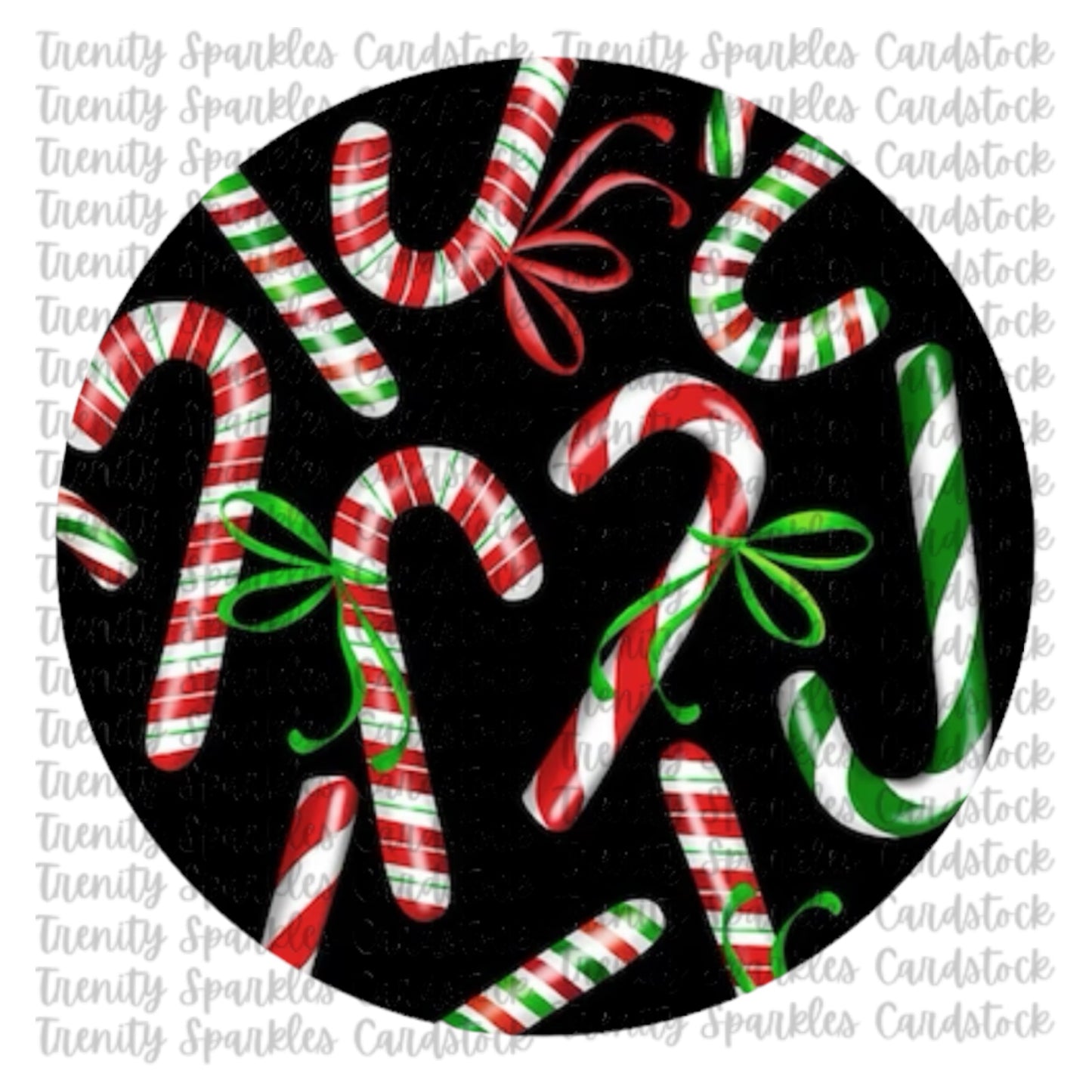 Christmas Circle Cardstock