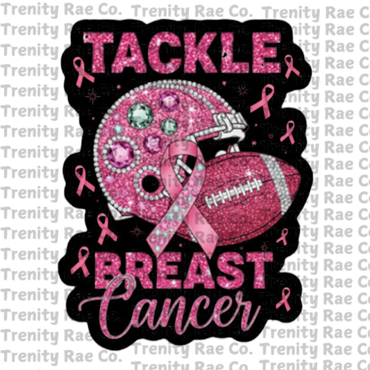 TRC tackle breast cancer cardstock