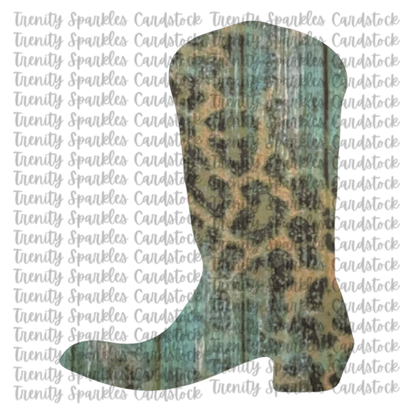 Bossy Boots Cowboy Boot Cardstock