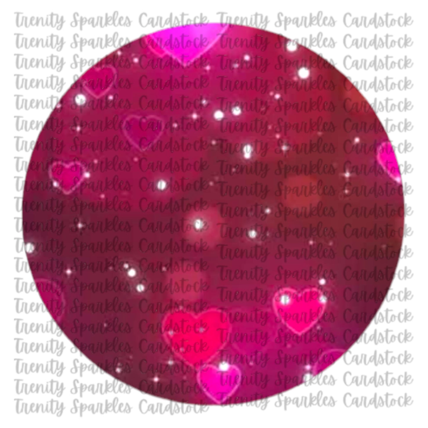 Valentine Circle Cardstock