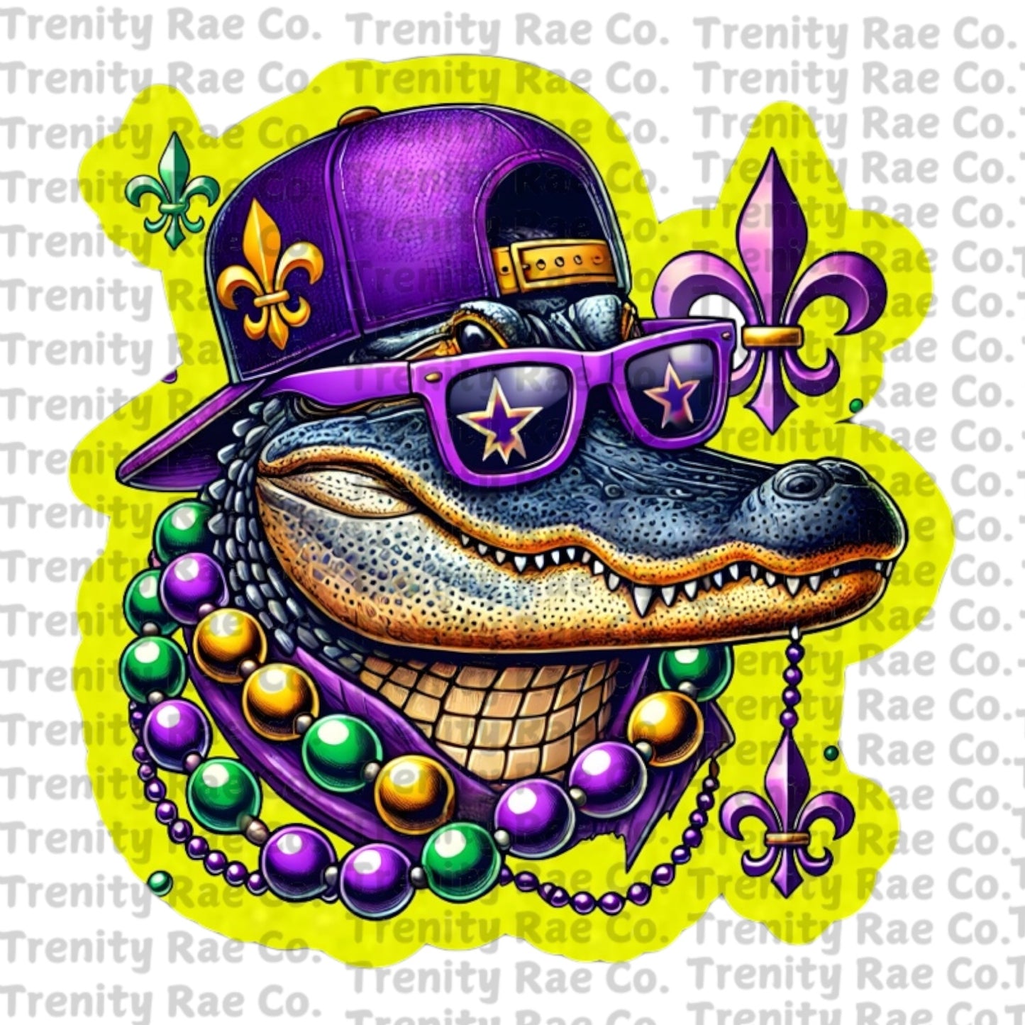 TRC Mardi Gras Alligator