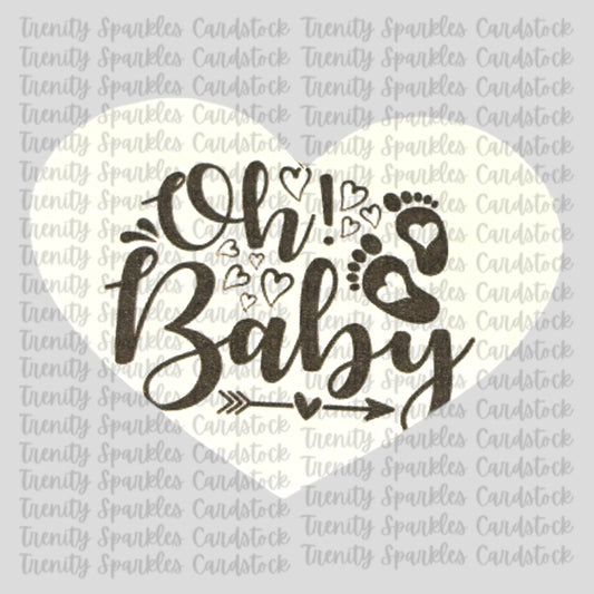 Kay J & Co Baby Feet Cardstock