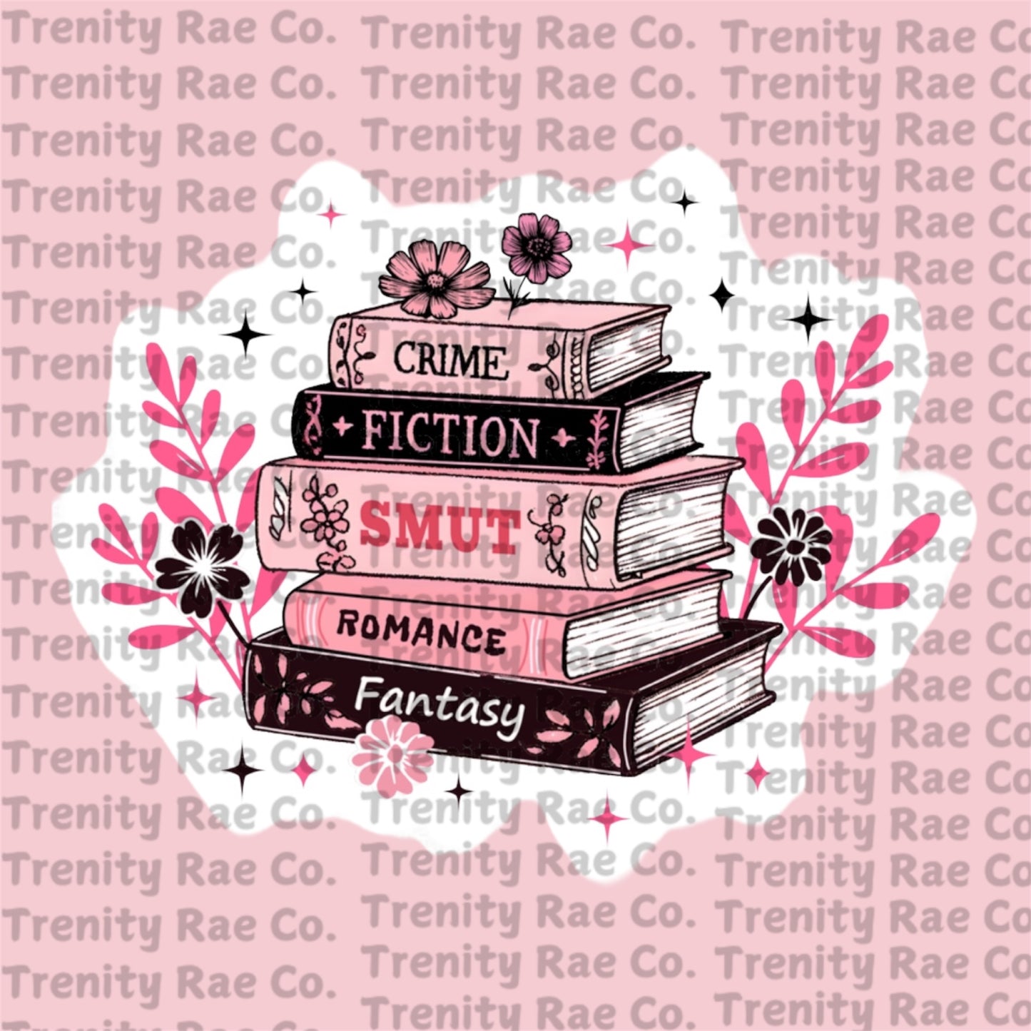 TRC book stack cardstock