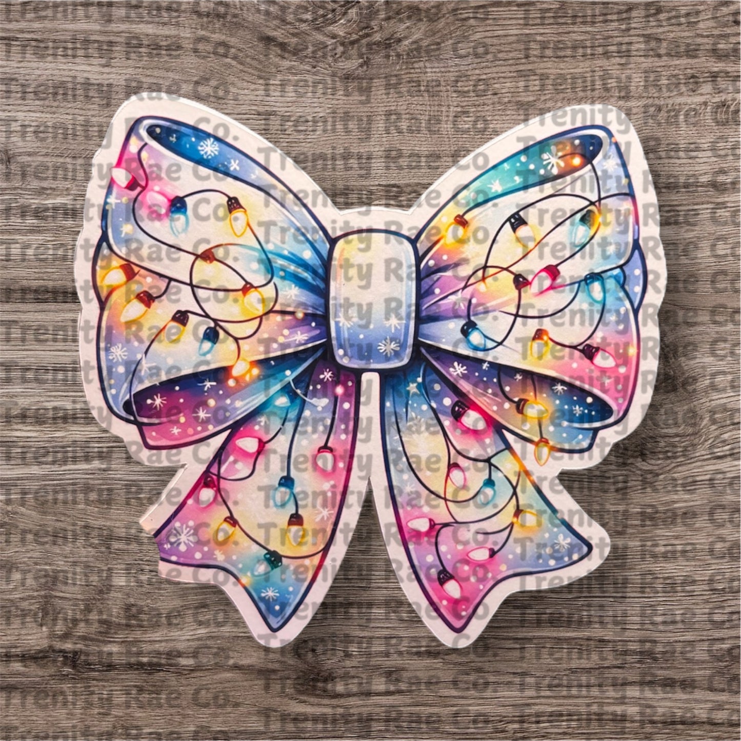TRC Christmas bow cardstock