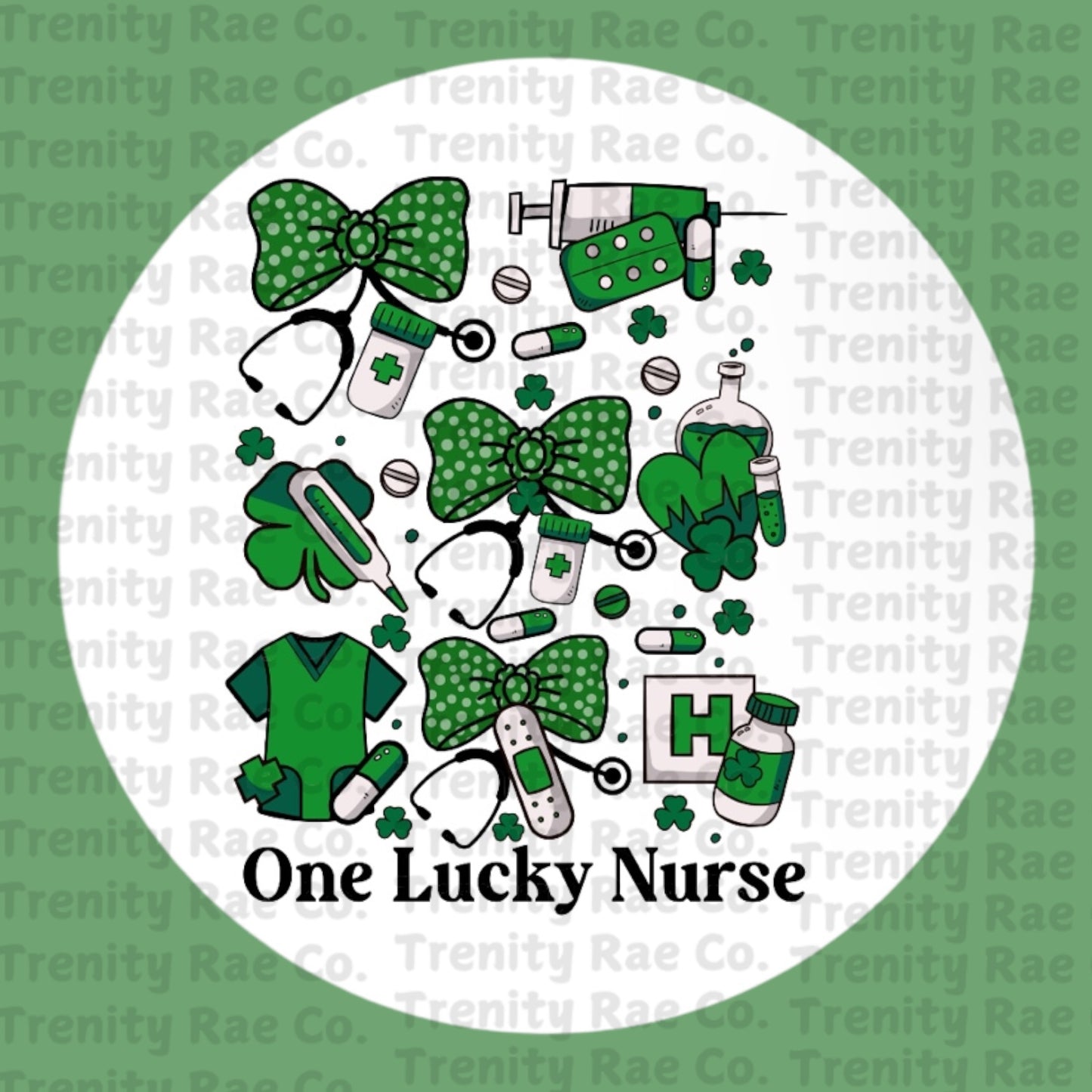 Nurse circle cardstock