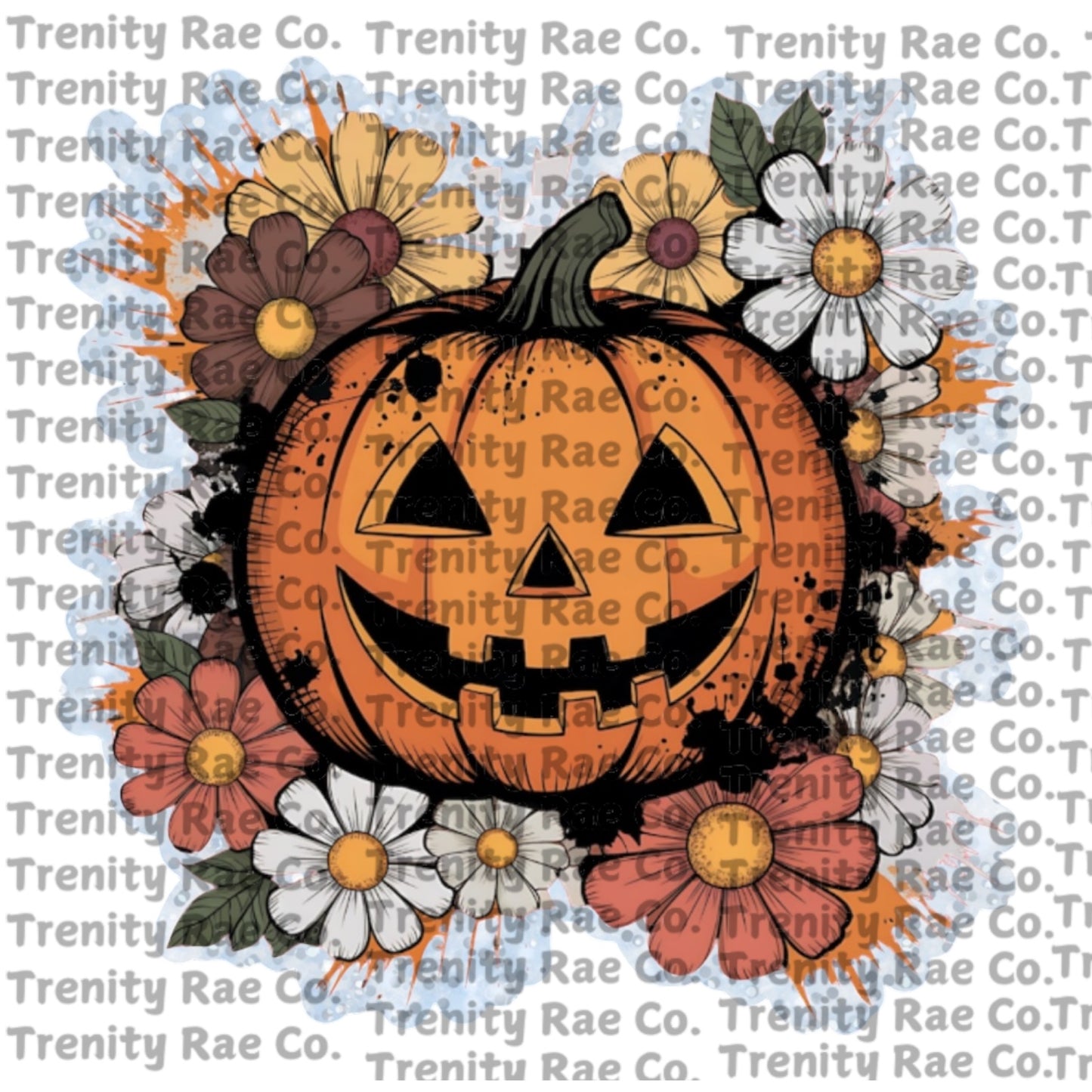 TRC floral pumpkin