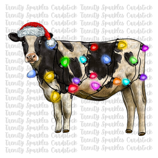 Kay J & Co Santa Cow Cardstock