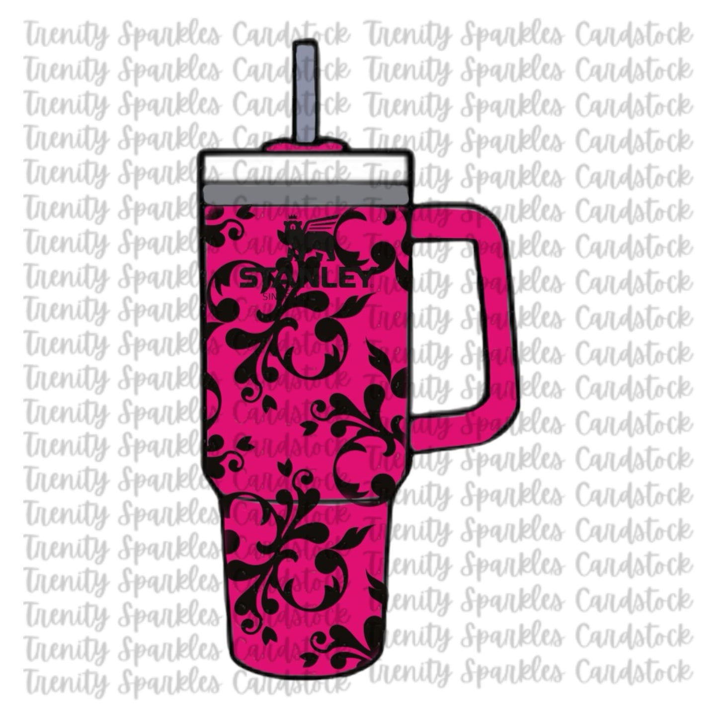 Bossy Boots Tumbler Cardstock