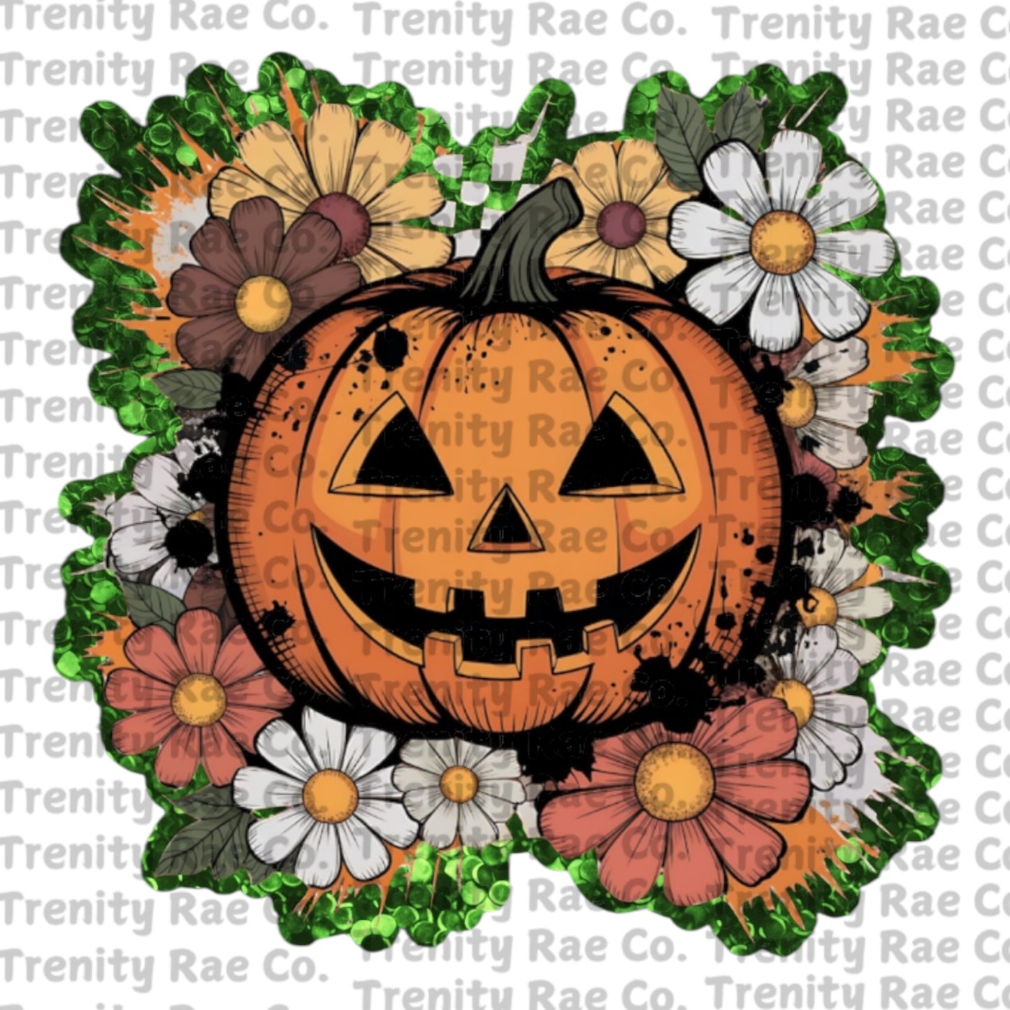 TRC floral pumpkin