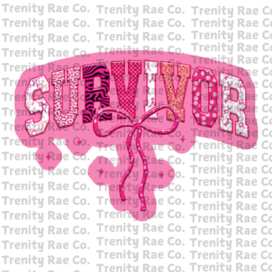 TRC survivor bow cardstock