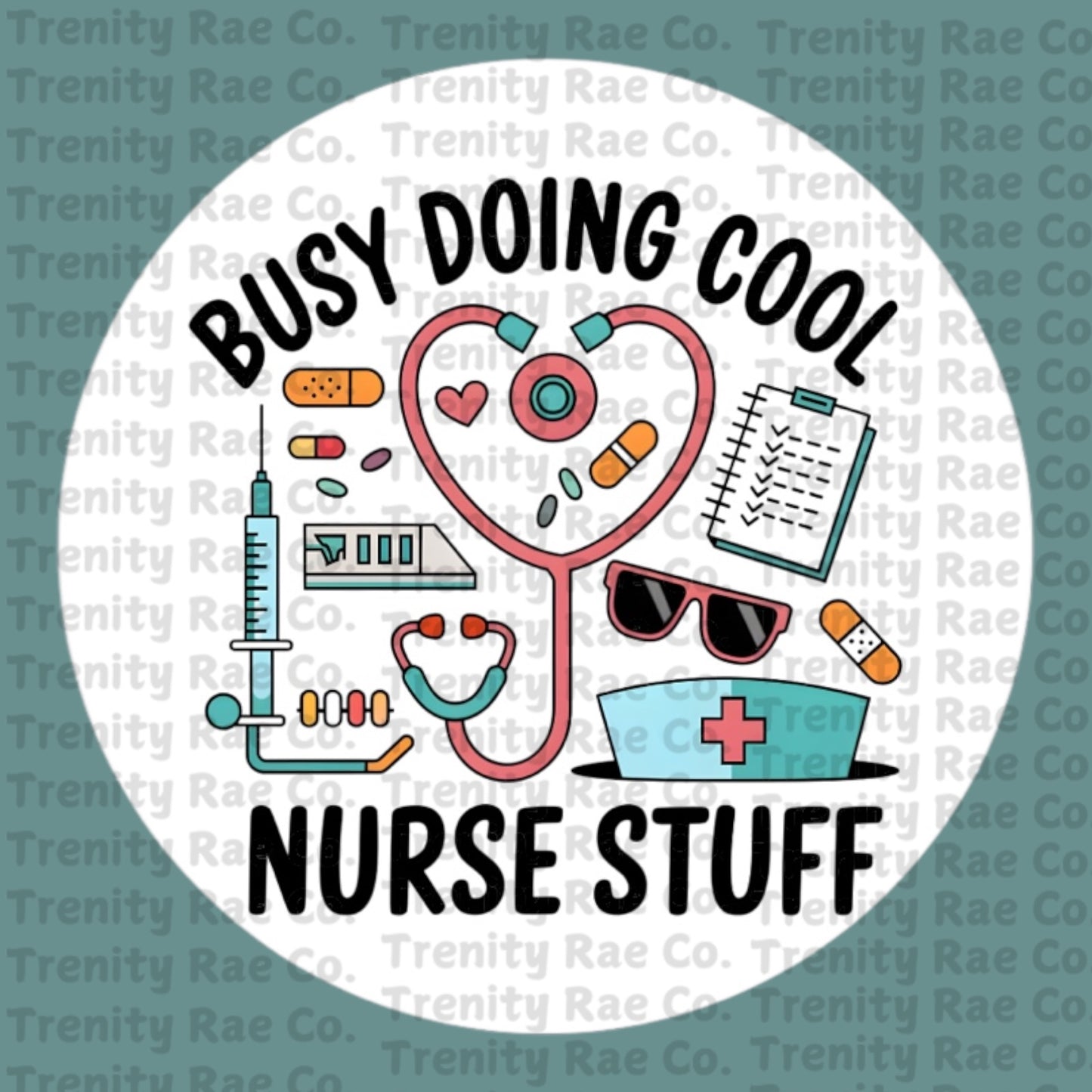 Nurse circle cardstock
