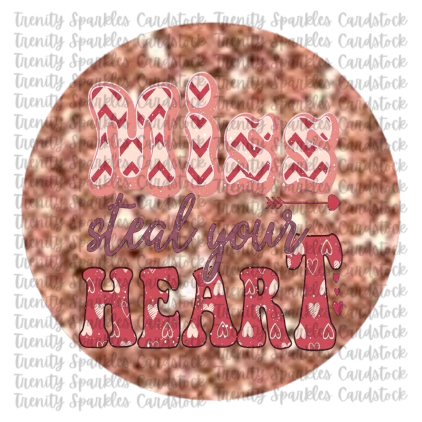 Valentine Circle Cardstock