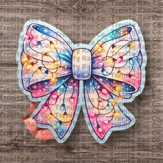 TRC Christmas bow cardstock