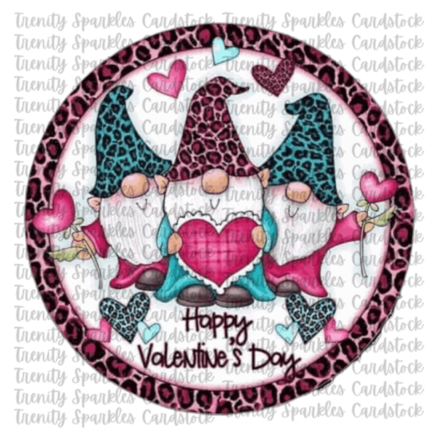 Valentine Circle Cardstock