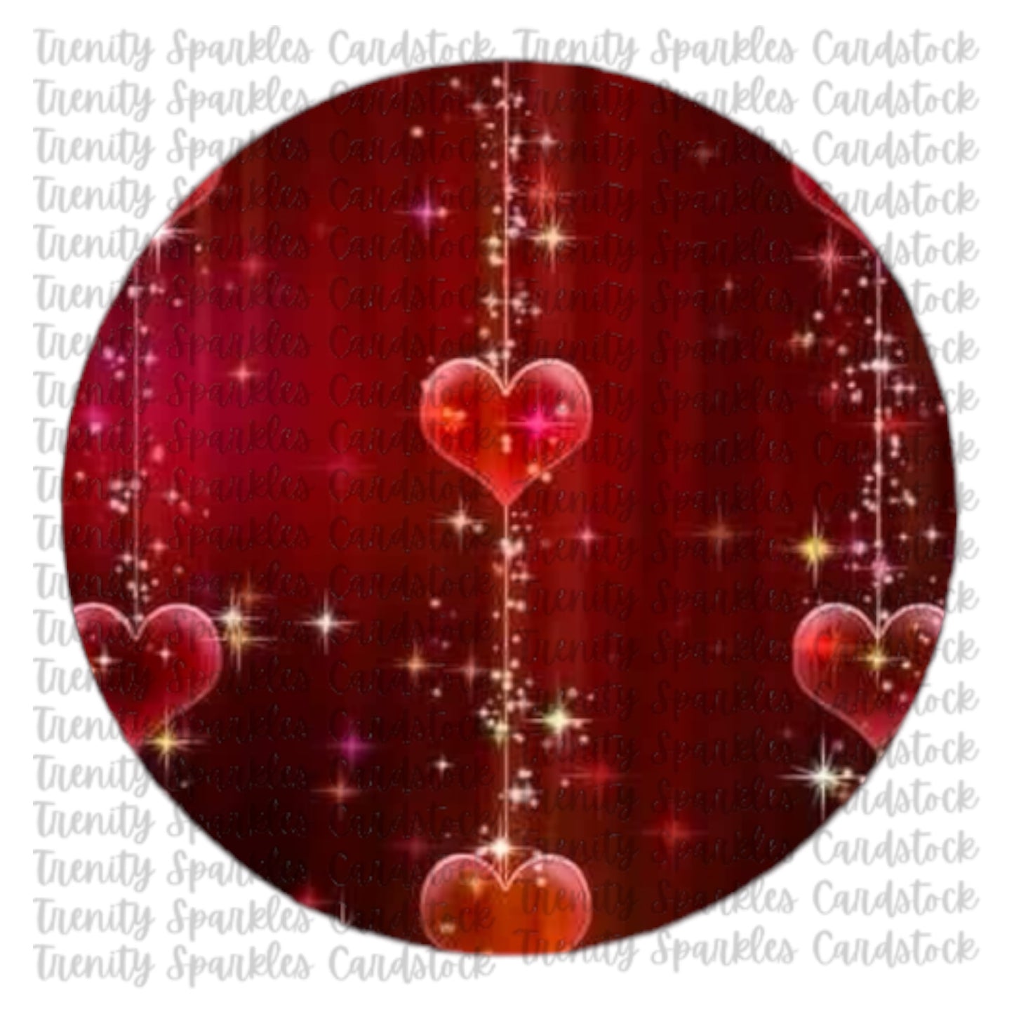 Valentine Circle Cardstock