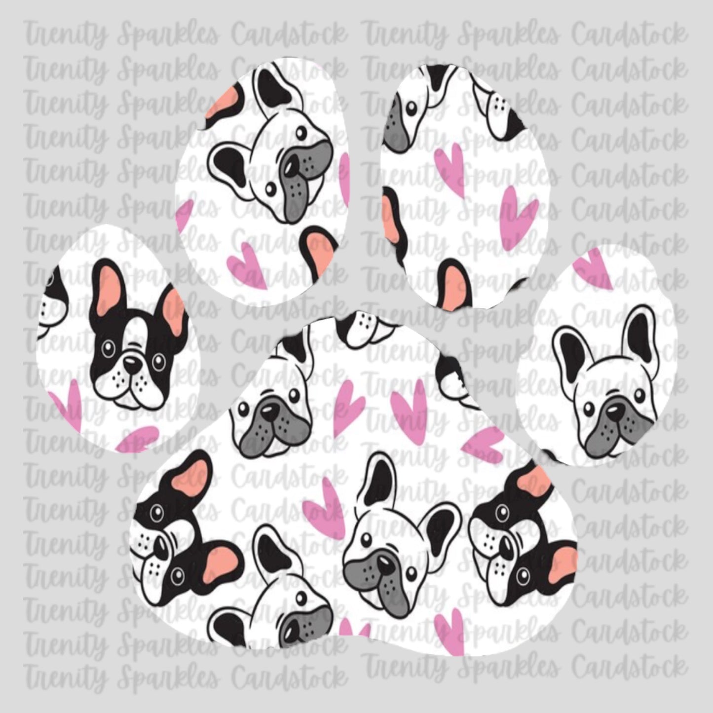 Kay J & Co Paw Print Cardstock