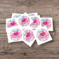 Custom logo sticker