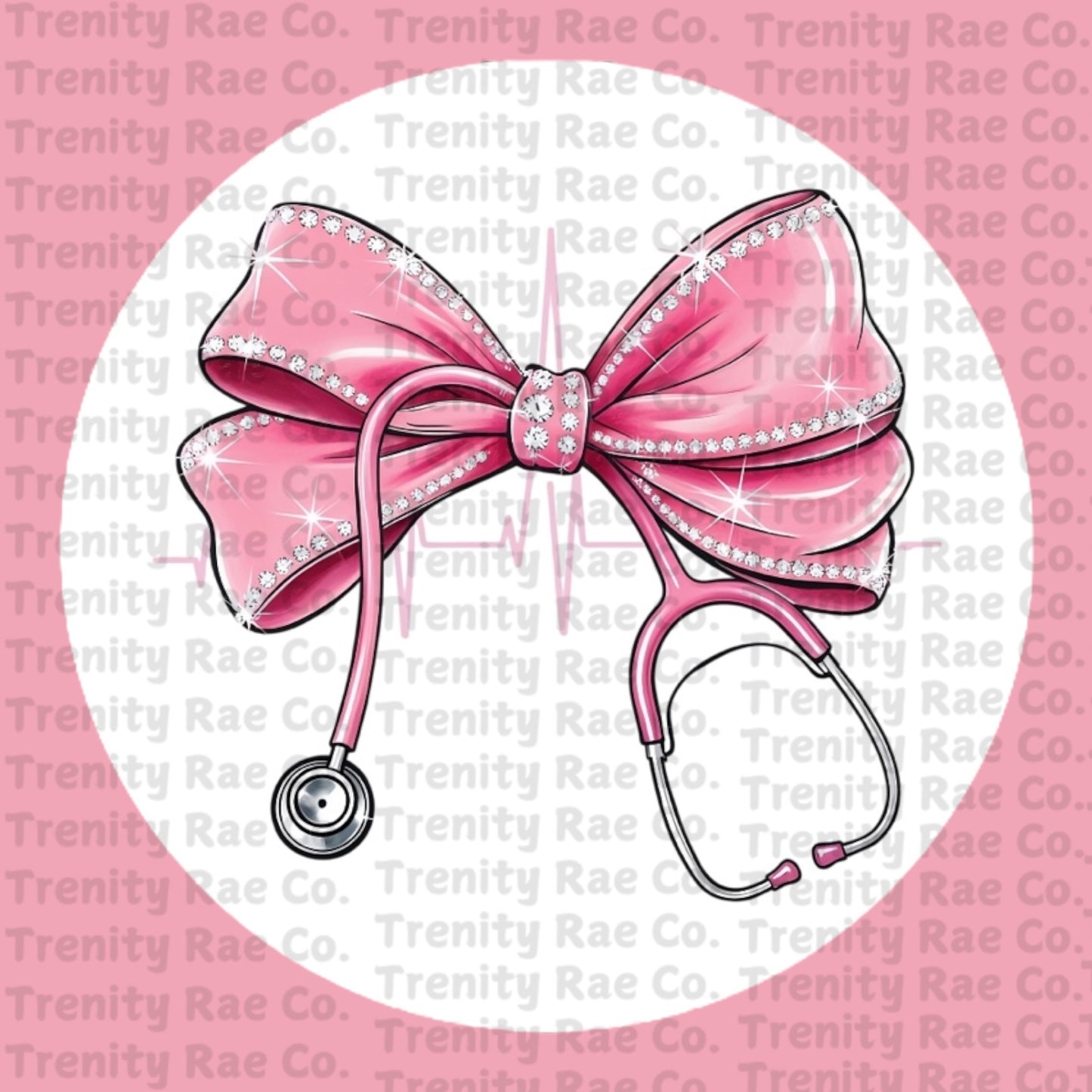 Nurse circle cardstock