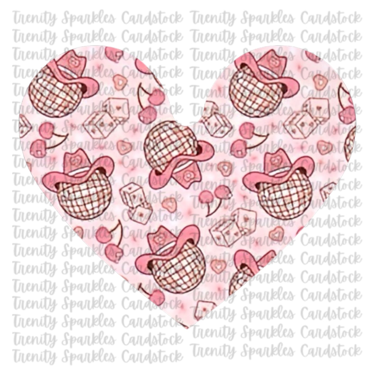 Copel Calculations Heart Shaker Cardstock