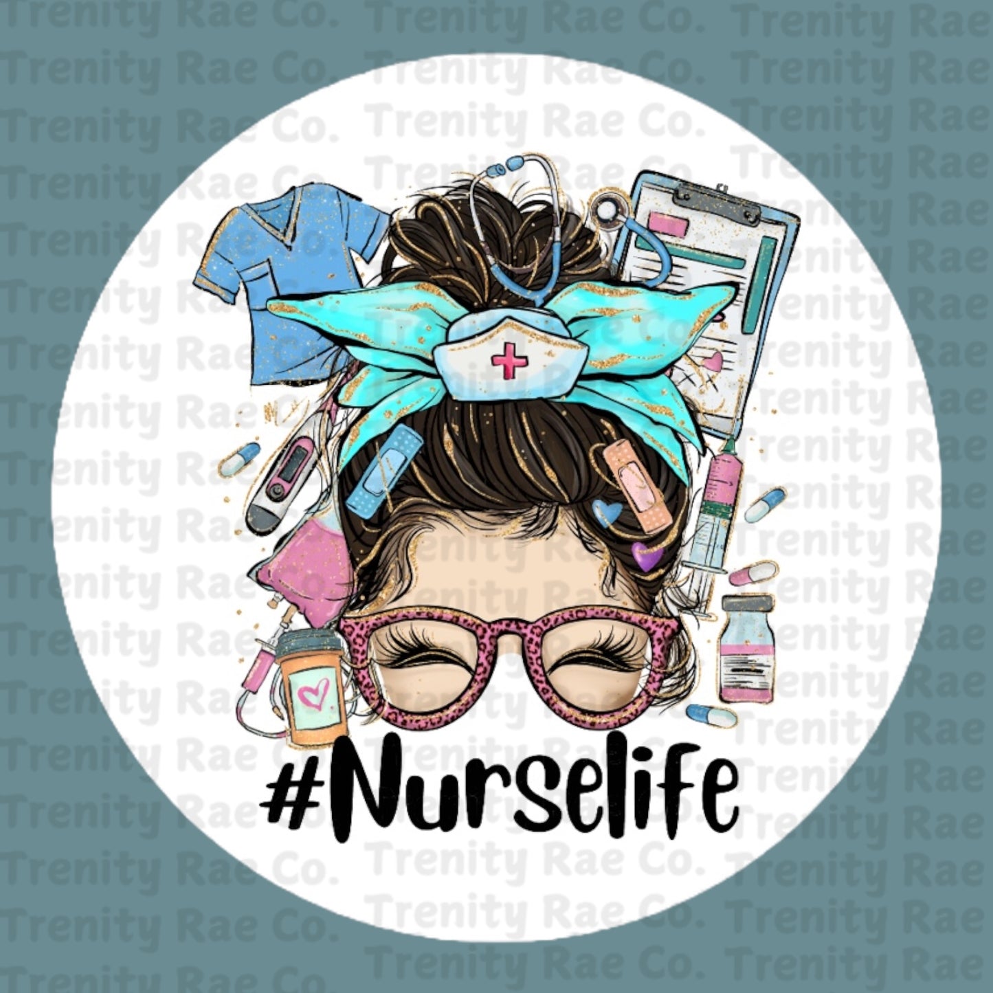 Nurse circle cardstock