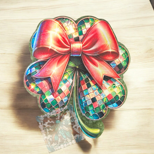 TRC Bow Clover & Cardstock