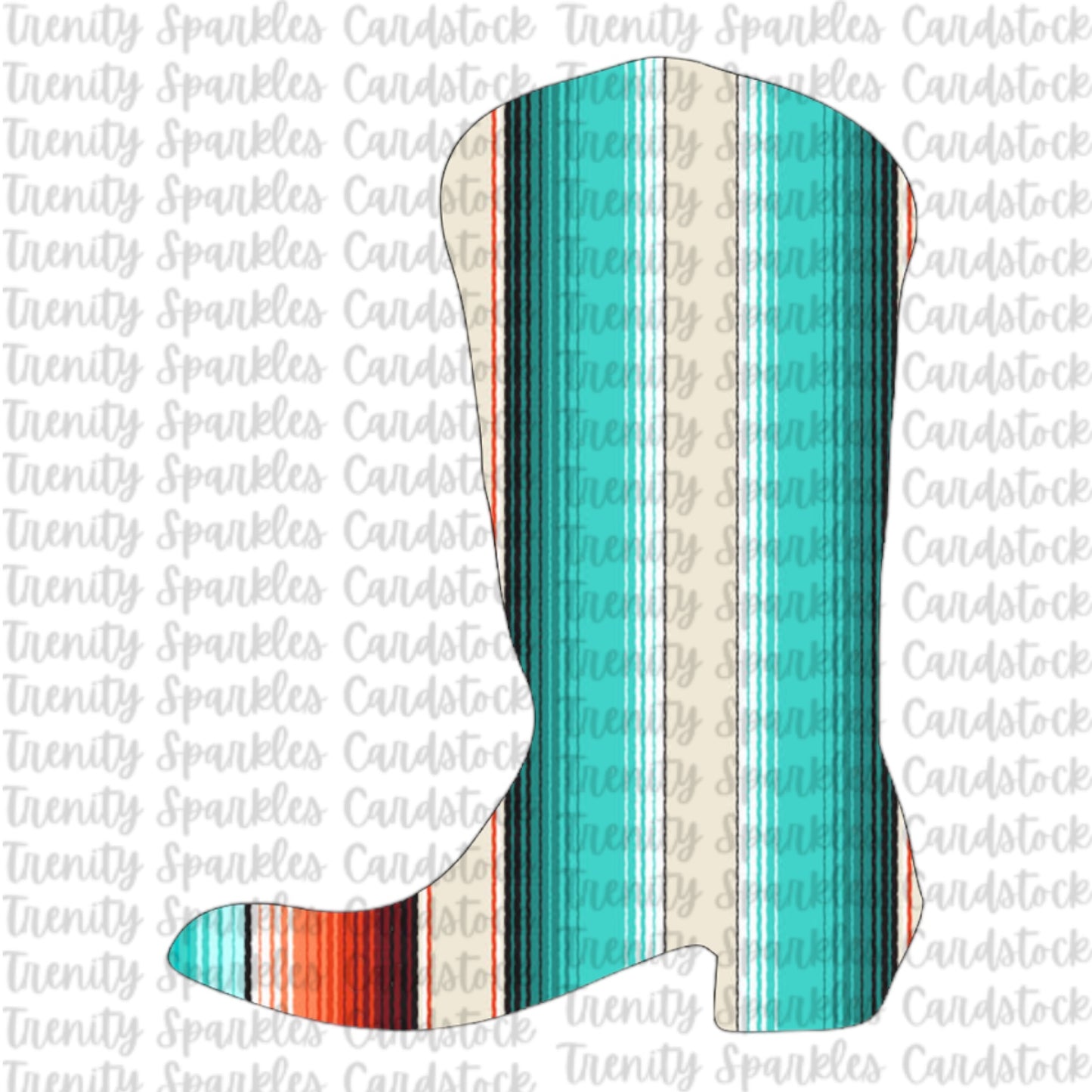 Bossy Boots Cowboy Boot Cardstock