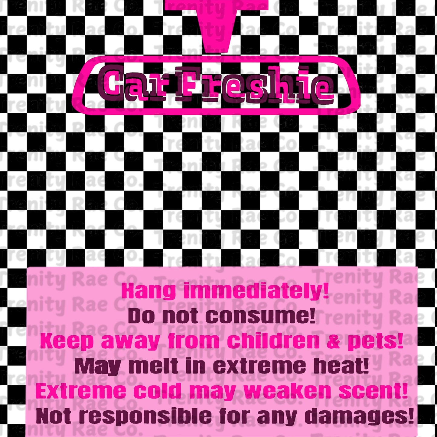 Pink checkered
