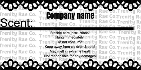 Flower scent label
