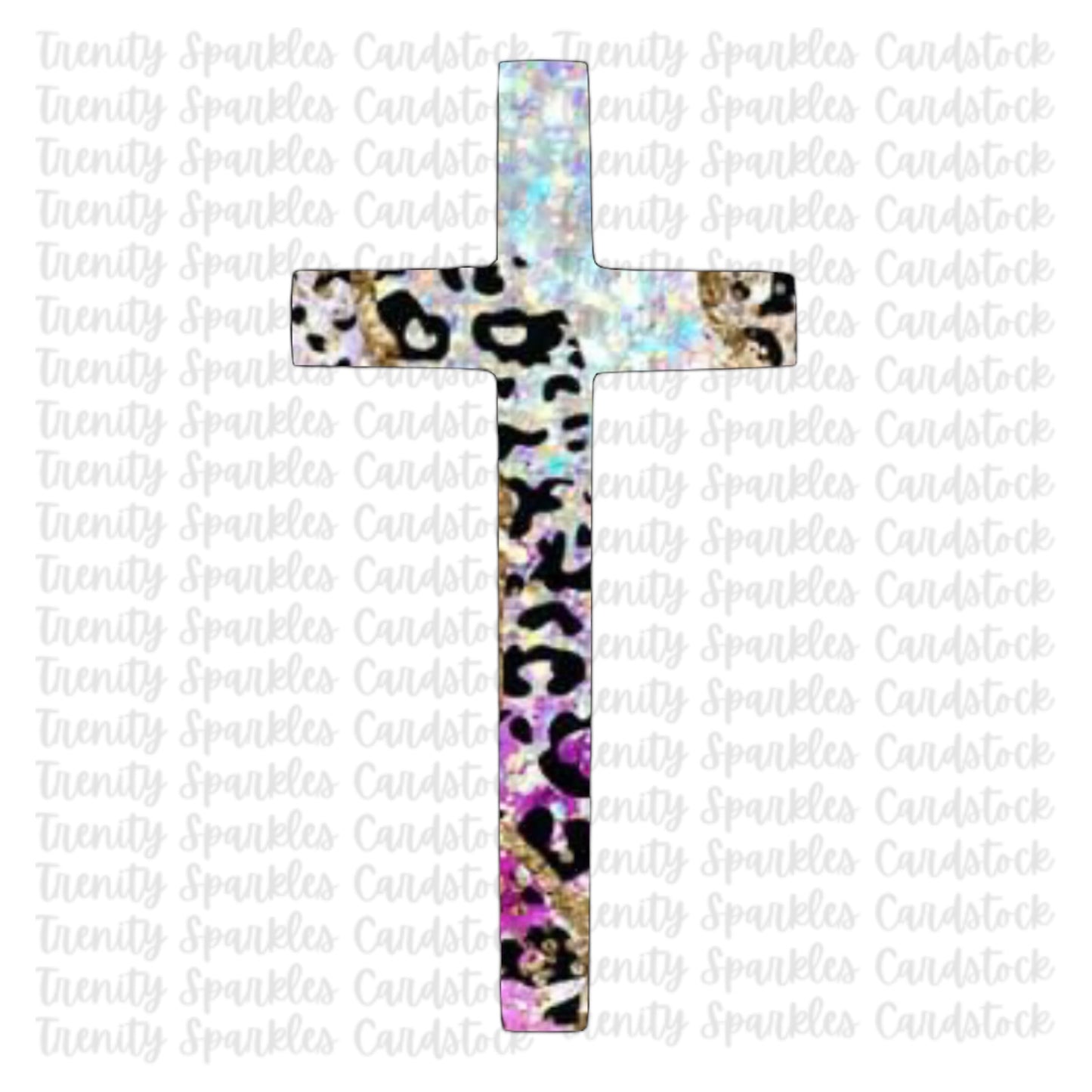 Bossy Boots Butterfly Cross Cardstock