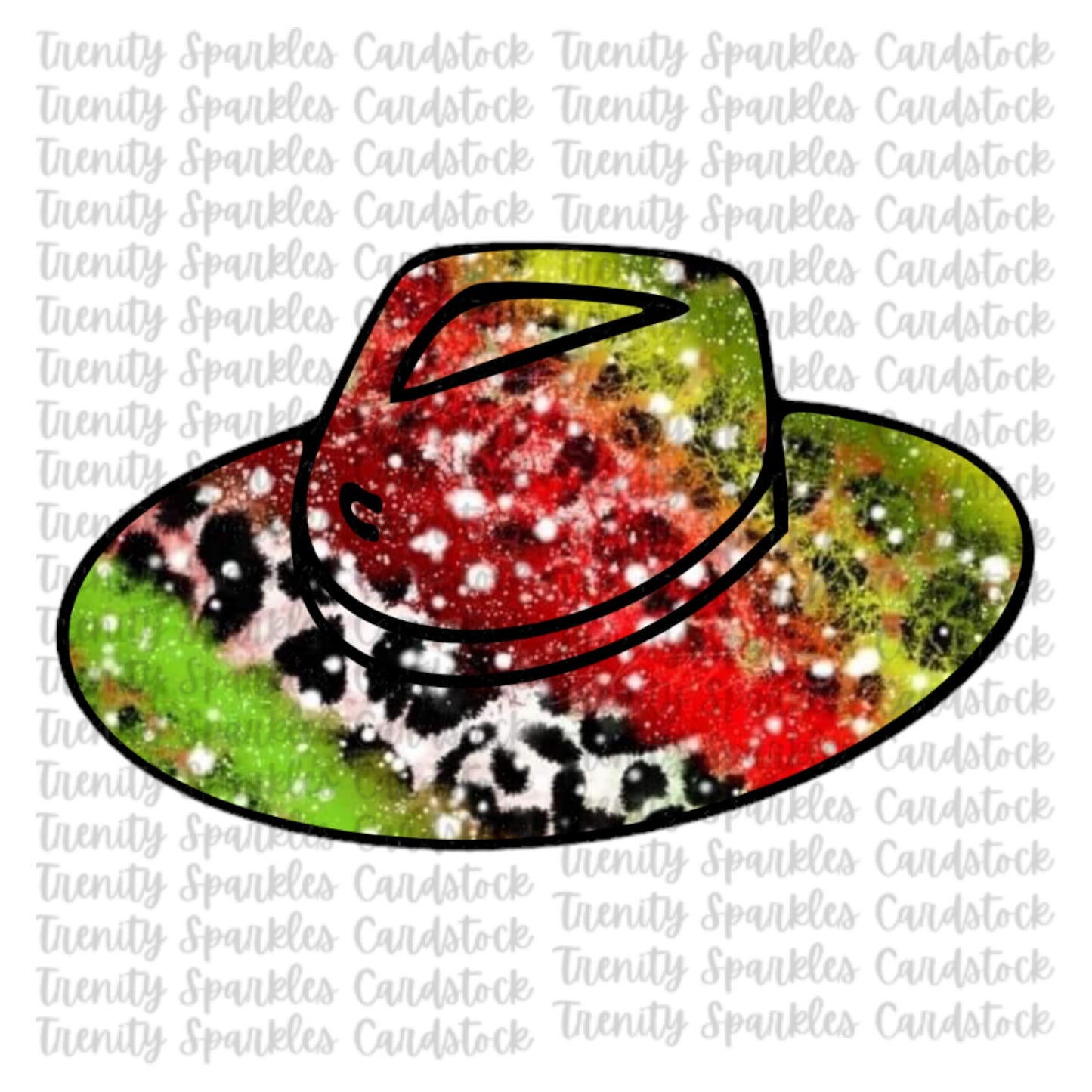 Bossy Boots C Wide Brim Hat Cardstock